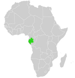 Lage Gabun Afrika
